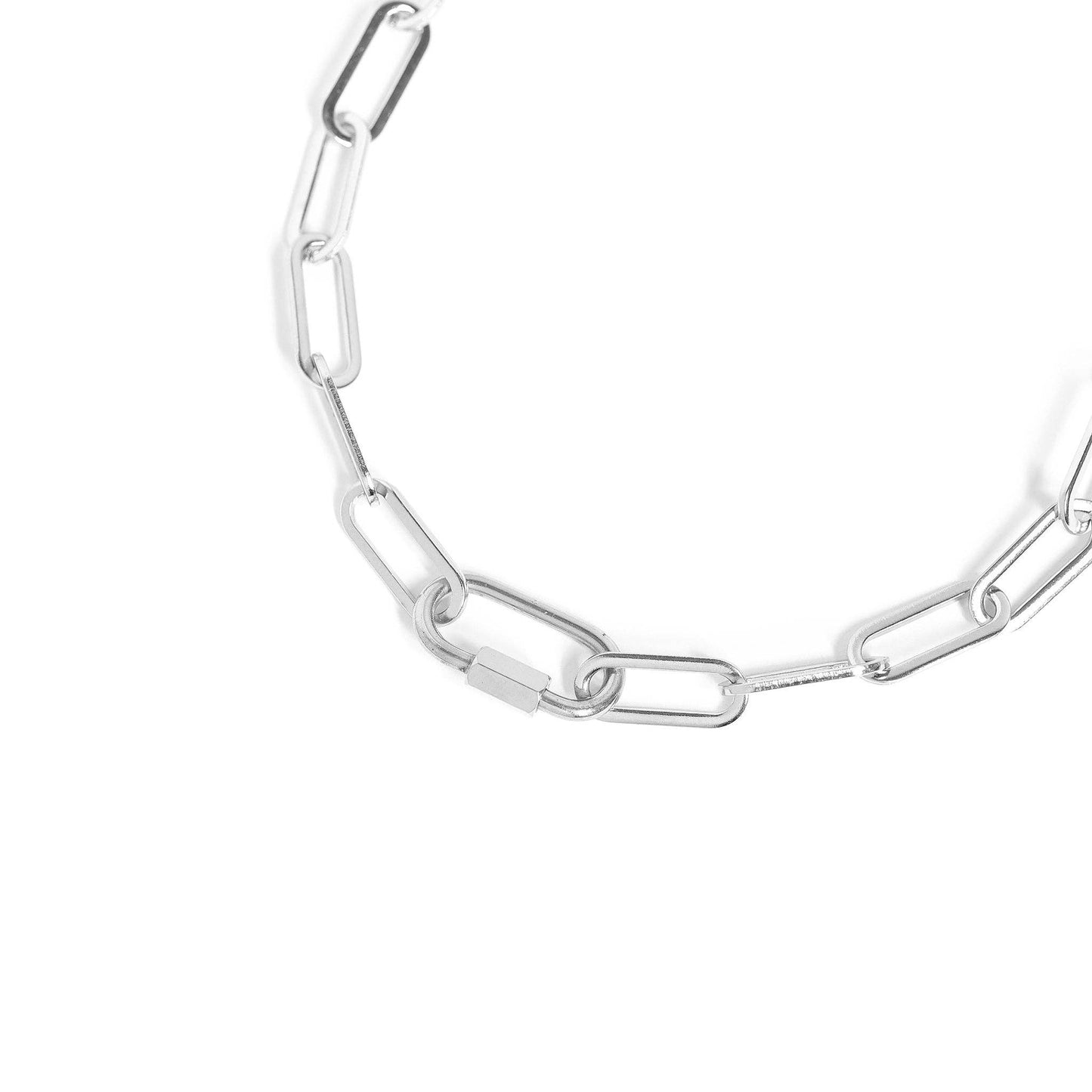 18K Gold PVD Stainless Steel Paperclip Chain By The Foot