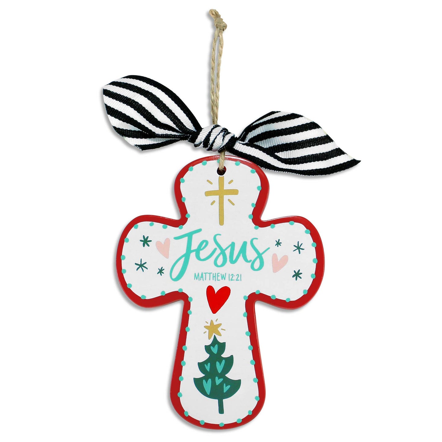 LCP Christmas Ornament Jesus Merry Bright