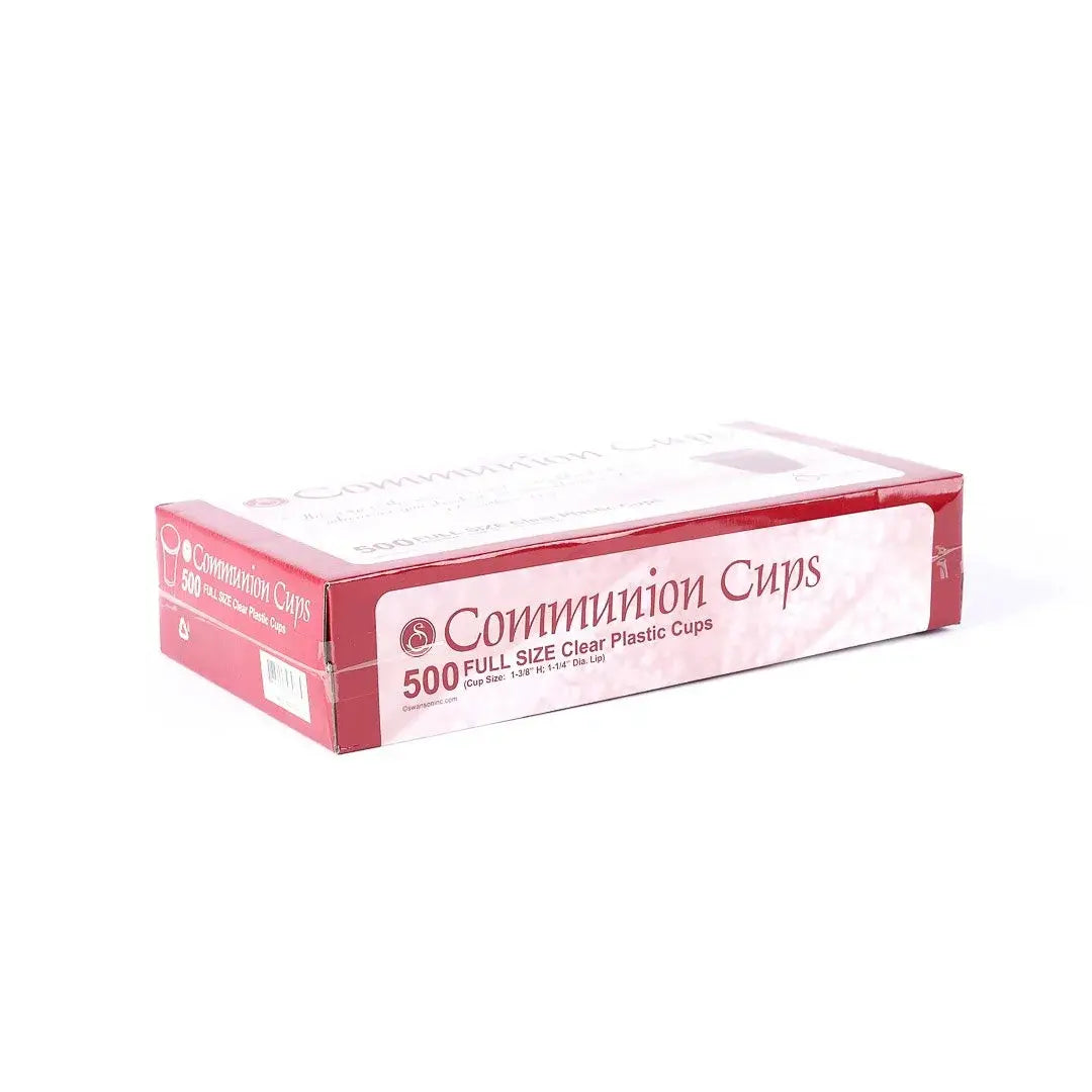 Communion Cups - Clear Full Size - 1 3/8In - 500 Count