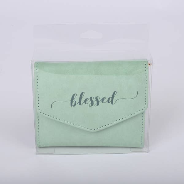 Wallet PU Leather Women's Blessed Green