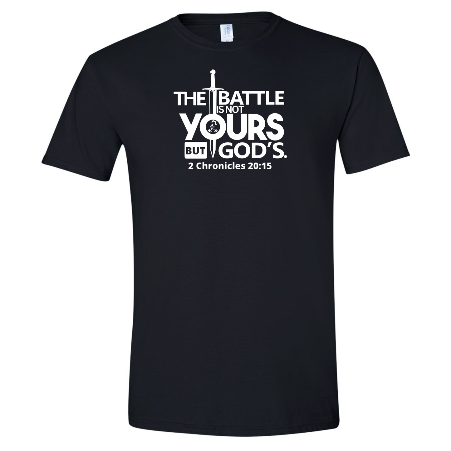 The Battle is Not Yours Christ Crew Neck T-Shirt
