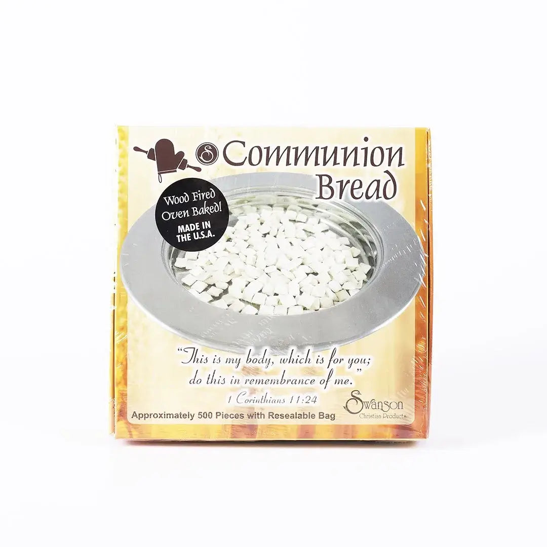 Communion Bread Squared - with Resealable Bag - Approx. 500
