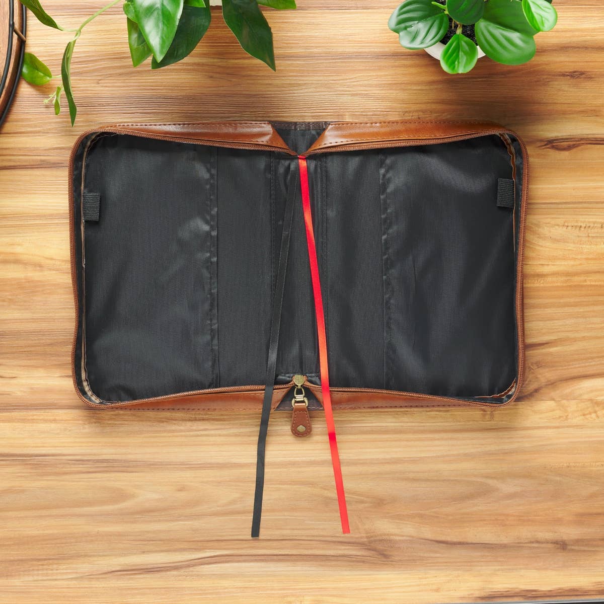 Bible Cover Brown Two-Tone Man of God 1 Tim. 6:11